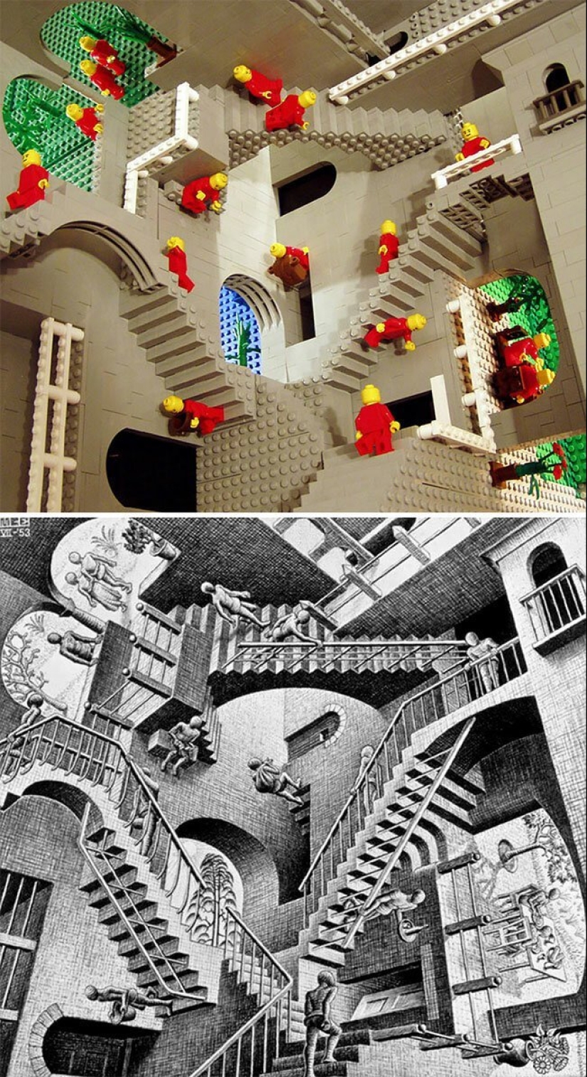 Obras maestras de arte, sobrannye de LEGO Obras maestras de arte, sobrannye de LEGO