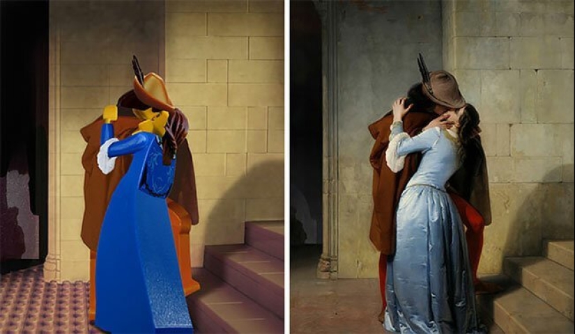 Obras maestras de arte, sobrannye de LEGO Obras maestras de arte, sobrannye de LEGO