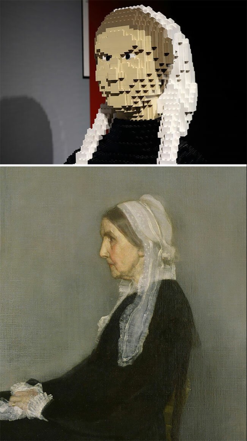 Obras maestras de arte, sobrannye de LEGO Obras maestras de arte, sobrannye de LEGO