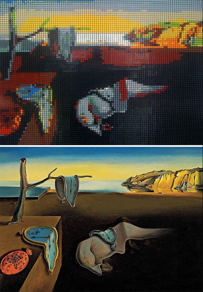 Obras maestras de arte, sobrannye de LEGO Obras maestras de arte, sobrannye de LEGO