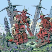 Occult knights, shamans and mysticism in the paintings of the artist Doodleskelly