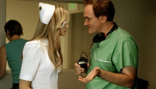 On the set of famous films