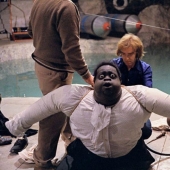 On the sets of classic Hollywood movies