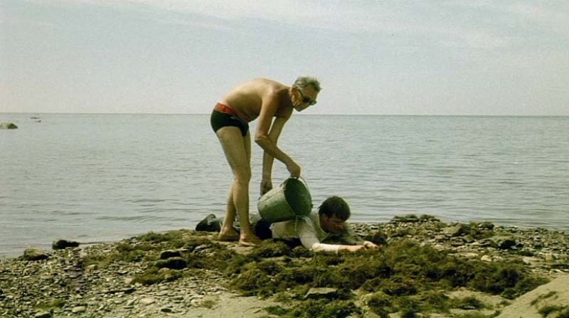 On the sets of popular Soviet films