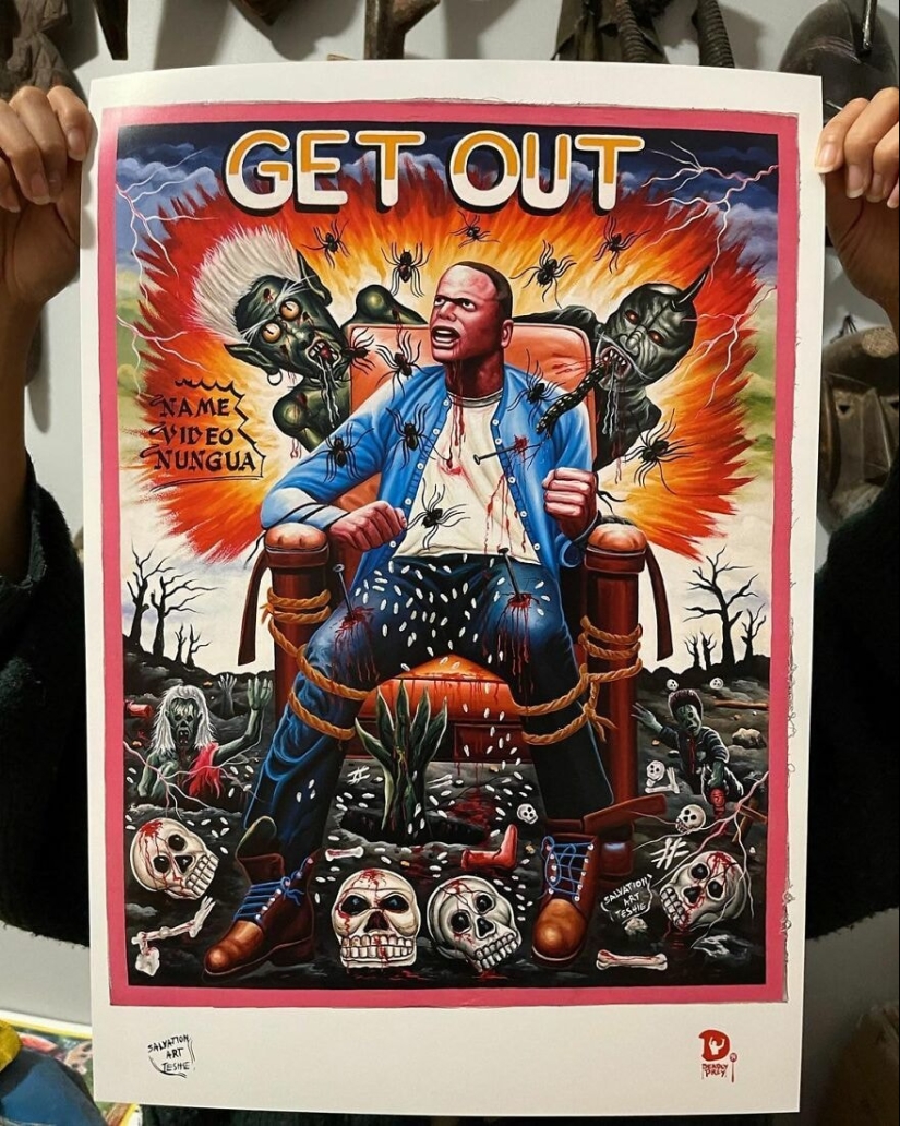 Otra porción de carteles de películas africanas que te harán reír y asustar Otra porción de carteles de películas africanas que te harán reír y asustar