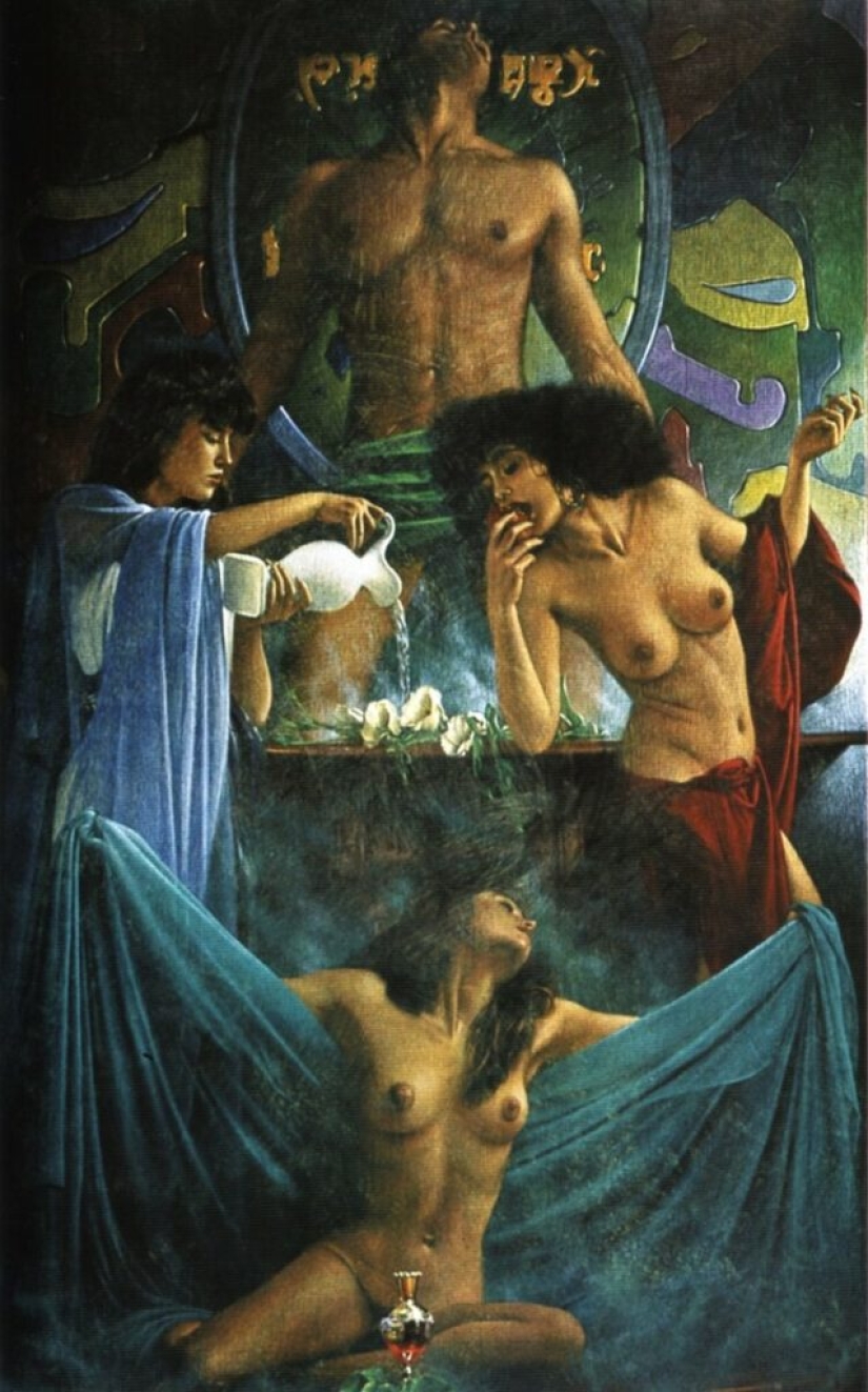 Pasión, ternura y fantasía en las pinturas de Walter Girotto