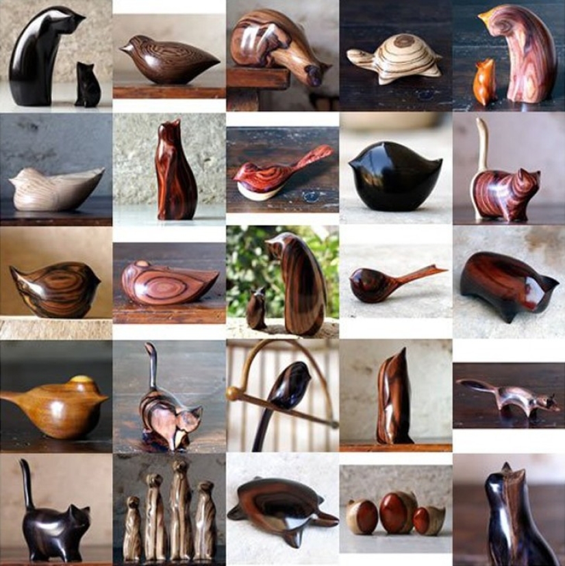 Perfect minimalism: cute animals, striking in its elegance Perfect minimalism: cute animals, striking in its elegance