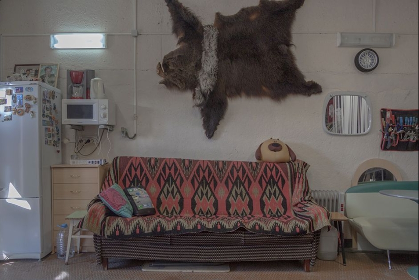 Personal dream space in the garage cooperatives