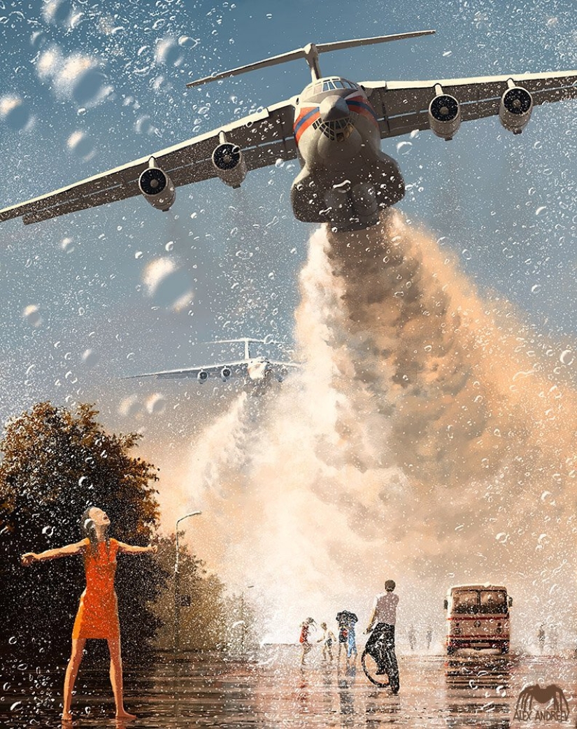 Personal reality of digital artist Alexey Andreev