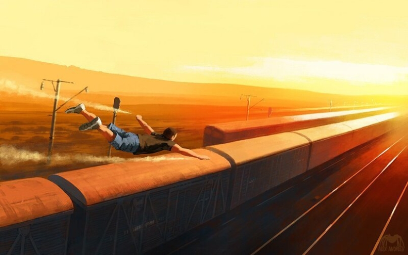 Personal reality of digital artist Alexey Andreev