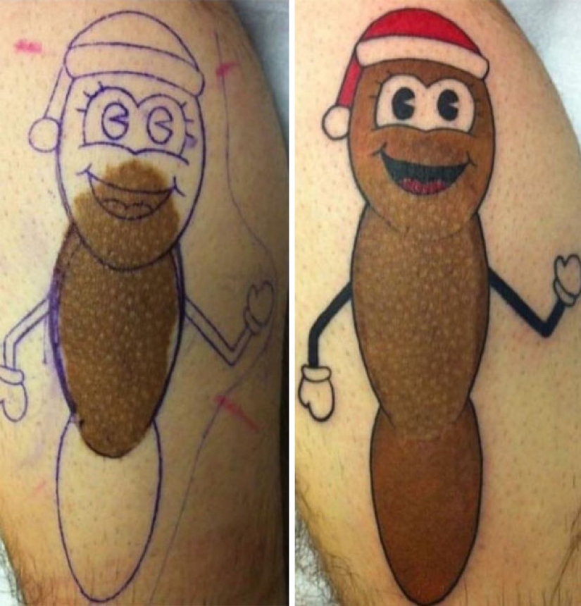 Personas con marcas de nacimiento que no se confundieron y las hicieron parte de los tatuajes Personas con marcas de nacimiento que no se confundieron y las hicieron parte de los tatuajes