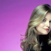 Photo shoot of the future star-21-year-old Michelle Pfeiffer