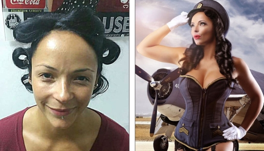 Photographer transforms Housewives curvy goddesses