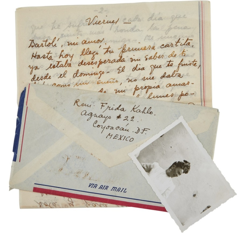 Photos and secret love letters of Frida Kahlo Photos and secret love letters of Frida Kahlo