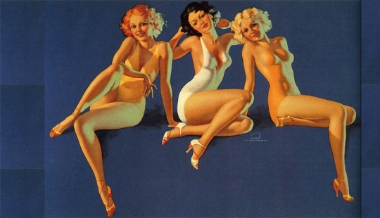 Pin-up de Earl Moran, el artista para el que trabajó como modelo Marilyn Monroe Pin-up de Earl Moran, el artista para el que trabajó como modelo Marilyn Monroe