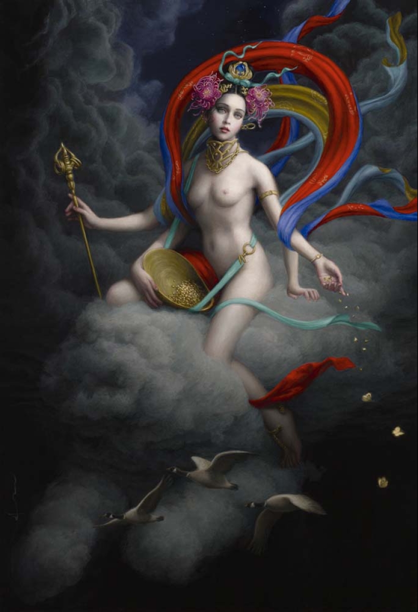 Pinturas surrealistas de Chie Yoshii, que celebran la armonía y la belleza Pinturas surrealistas de Chie Yoshii, que celebran la armonía y la belleza