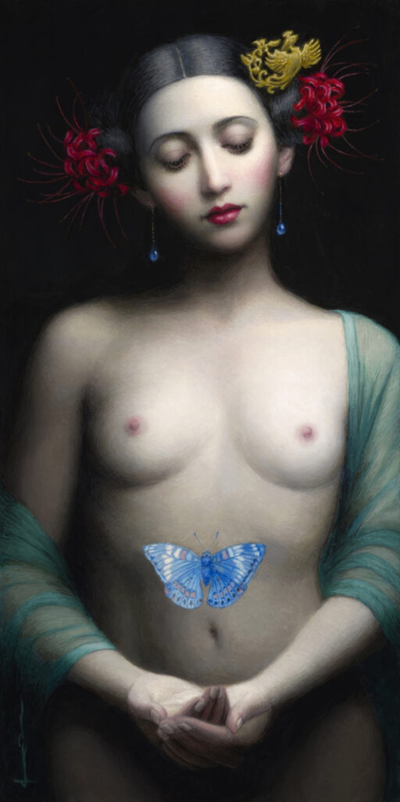 Pinturas surrealistas de Chie Yoshii, que celebran la armonía y la belleza Pinturas surrealistas de Chie Yoshii, que celebran la armonía y la belleza