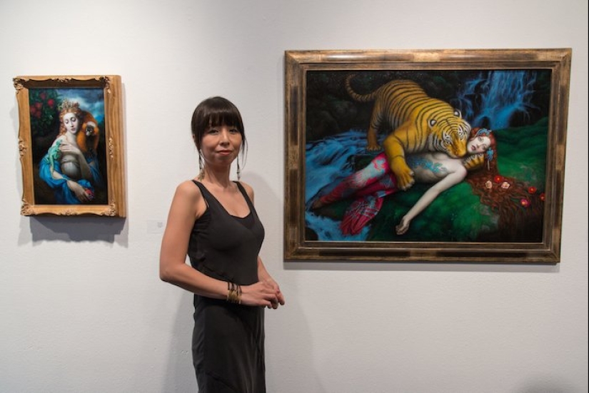 Pinturas surrealistas de Chie Yoshii, que celebran la armonía y la belleza Pinturas surrealistas de Chie Yoshii, que celebran la armonía y la belleza