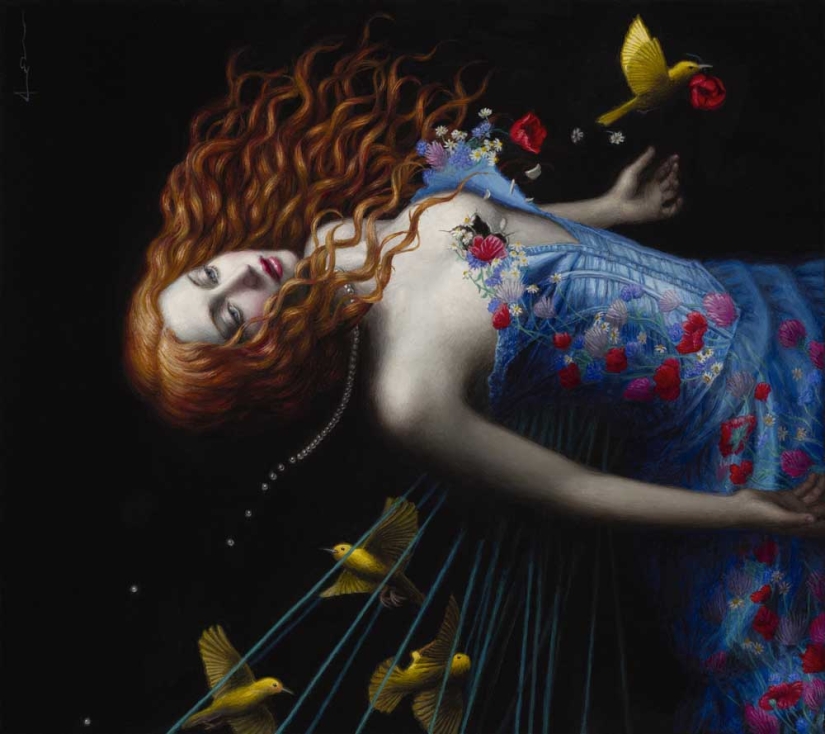 Pinturas surrealistas de Chie Yoshii, que celebran la armonía y la belleza Pinturas surrealistas de Chie Yoshii, que celebran la armonía y la belleza