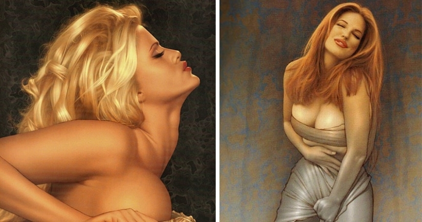 Pinup digital del maestro del cómic Drew Posad Pinup digital del maestro del cómic Drew Posad