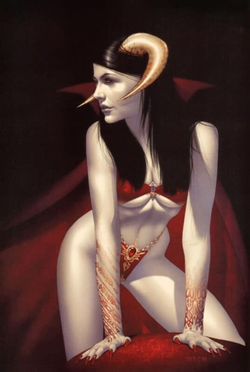 Pinup digital del maestro del cómic Drew Posad Pinup digital del maestro del cómic Drew Posad