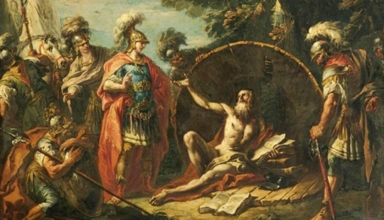 ¿Por qué el antiguo filósofo griego Diógenes vivía en un barril?