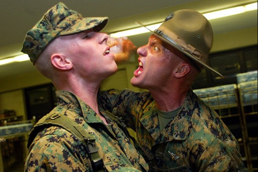 Por qué los sargentos del ejército de los Estados Unidos gritan constantemente a los reclutas Por qué los sargentos del ejército de los Estados Unidos gritan constantemente a los reclutas