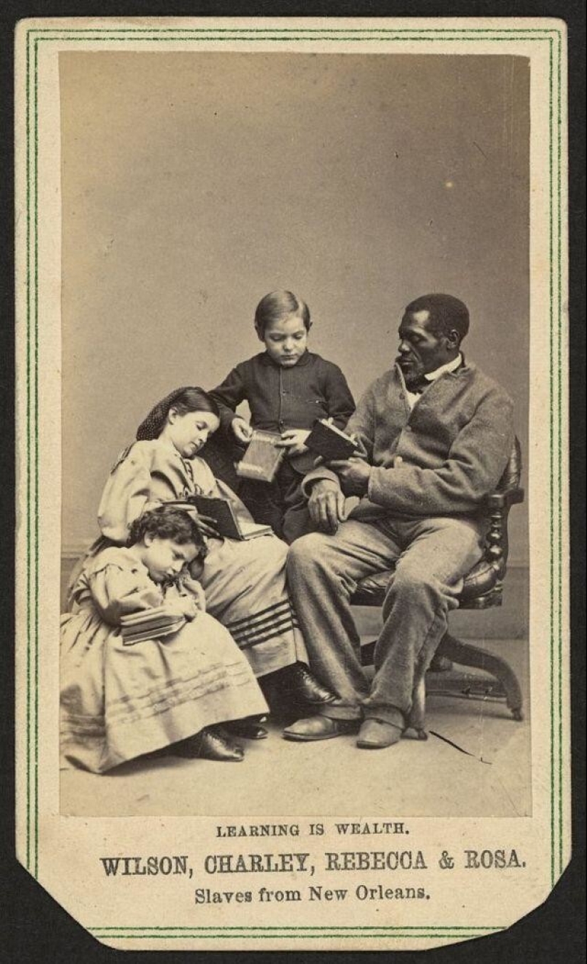 Portraits of Rebecca Huger, white girl slave of New Orleans 1860‑ies