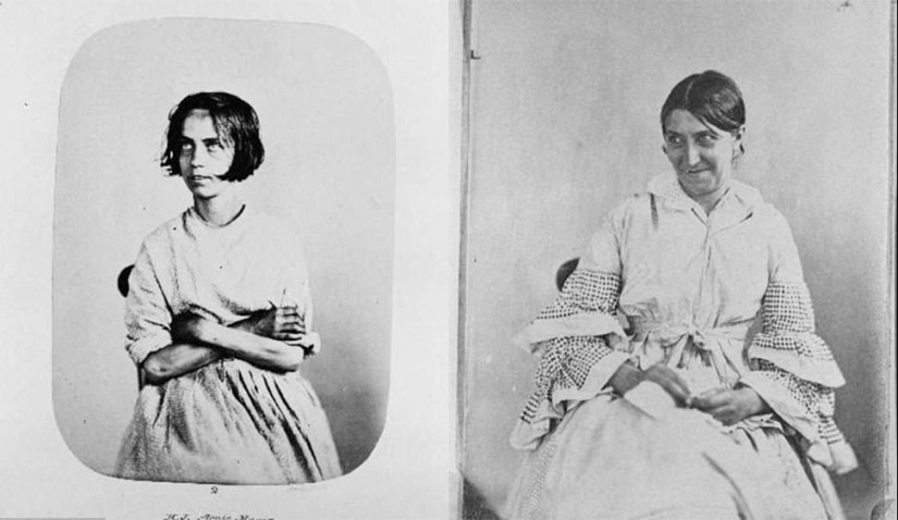 Portraits of “troubled girls” - inhabitants of Bedlam