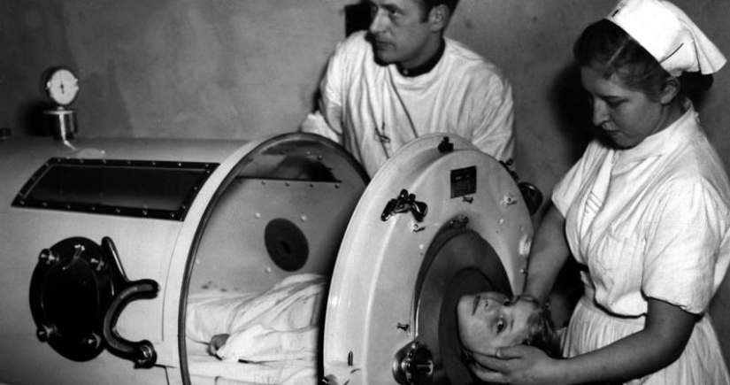 Prisoners of the "Iron lung": how to rescue victims of polio, have forgotten how to breathe Prisoners of the "Iron lung": how to rescue victims of polio, have forgotten how to breathe