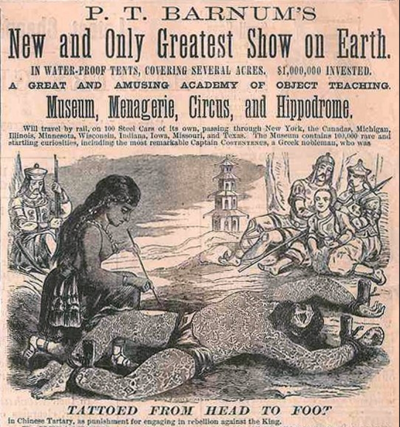 Príncipe Costentenus: Cómo un impostor talentoso se enriqueció gracias a sus tatuajes