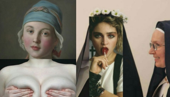 Provocative collages by Spanish artist Naro Pinosa