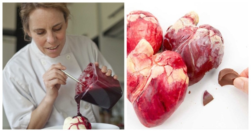 Ranas, corazones, conchas y otras figuras de chocolate de Sarah Hardy Ranas, corazones, conchas y otras figuras de chocolate de Sarah Hardy