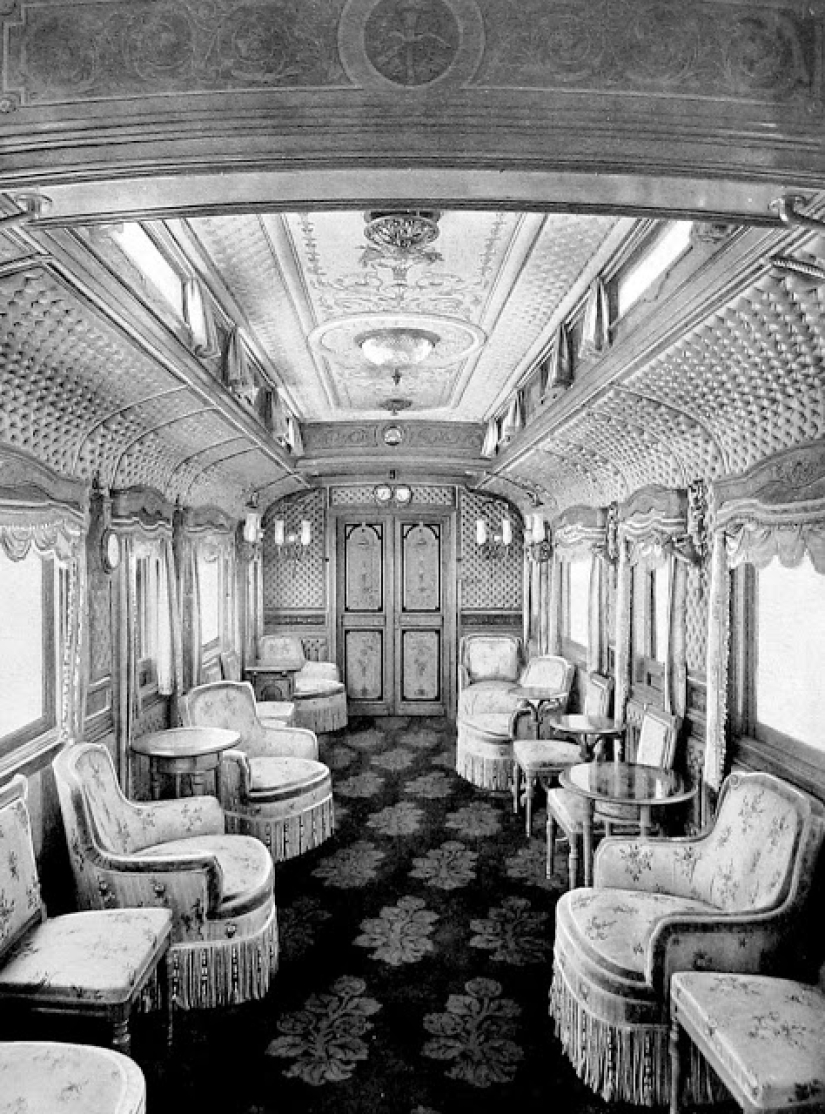 Rare photos of the imperial train in which Nicholas II lived and traveled