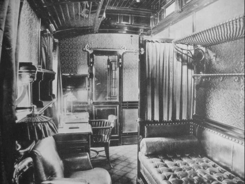 Rare photos of the imperial train in which Nicholas II lived and traveled