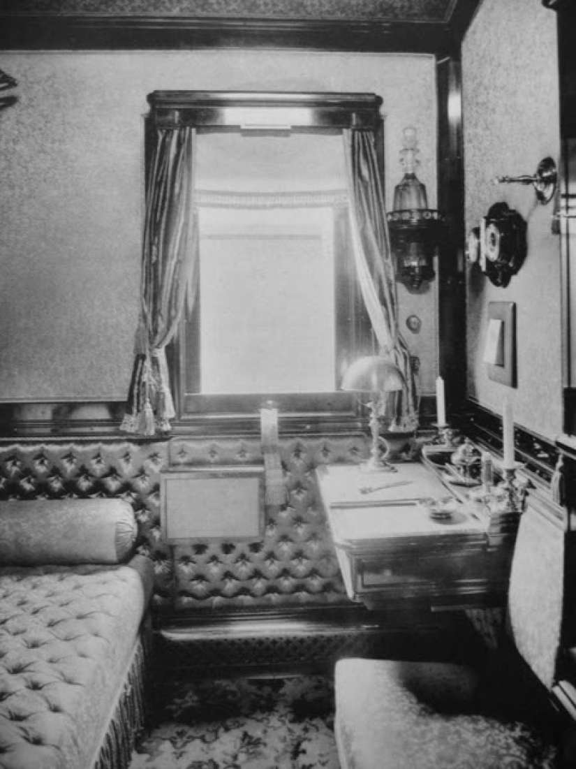 Rare photos of the imperial train in which Nicholas II lived and traveled