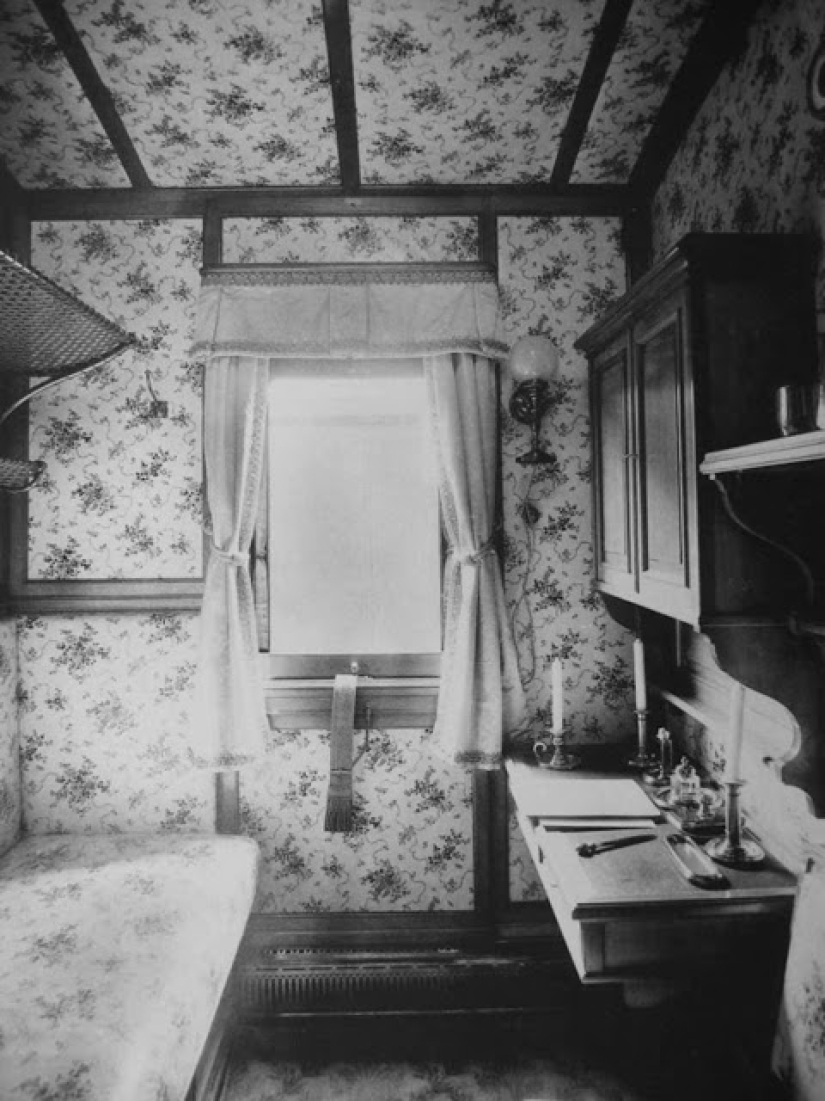 Rare photos of the imperial train in which Nicholas II lived and traveled