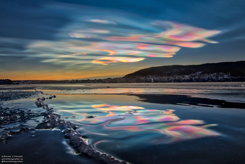 Rare types of winter clouds: what do "pearl" and "mother-of-pearl" clouds look like?