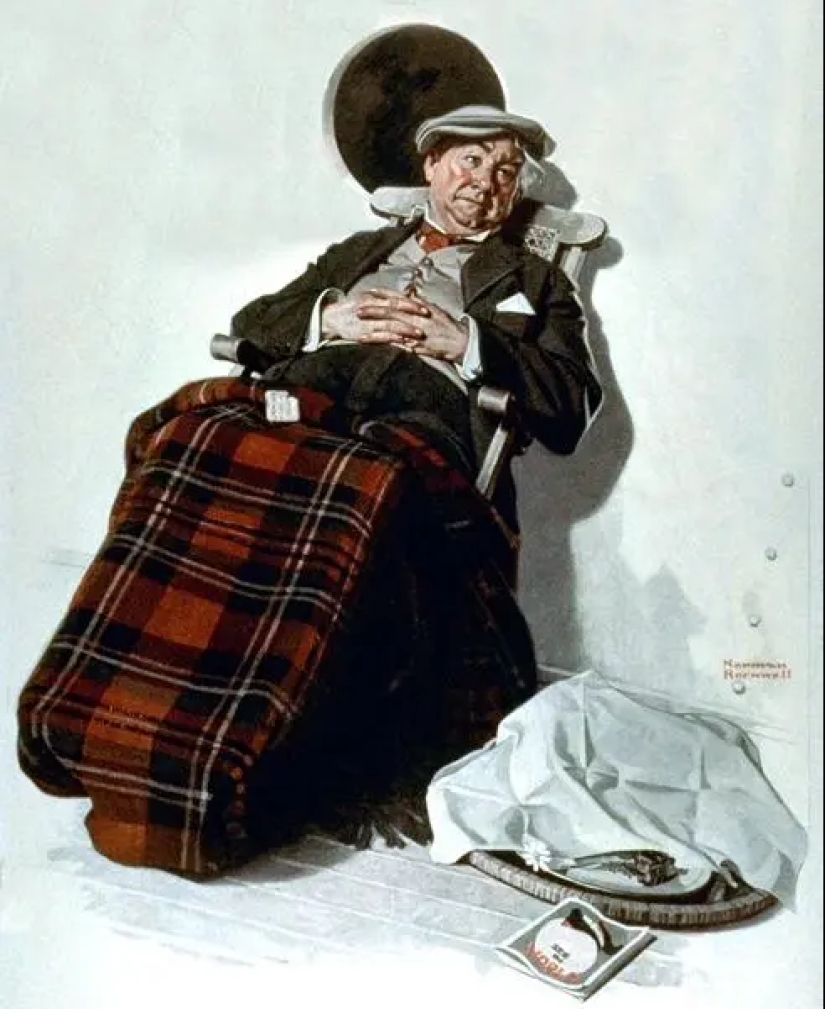 Real America in the ironic illustrations of the brilliant Norman Rockwell