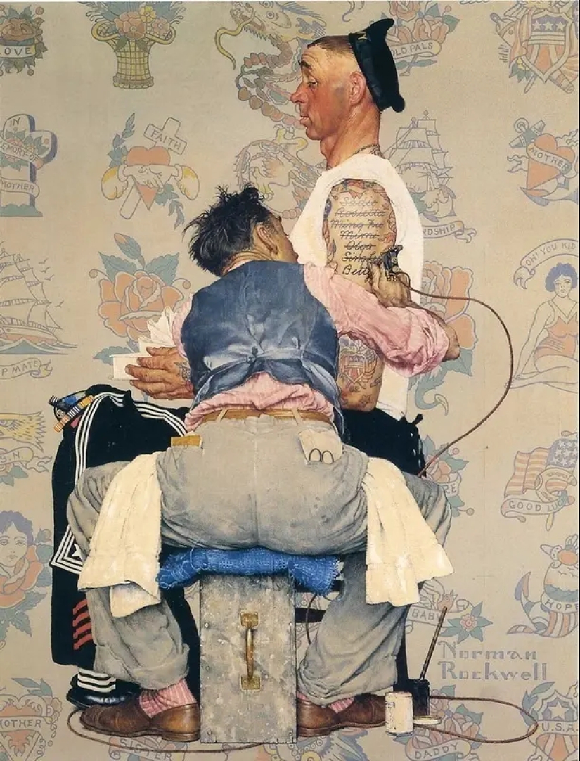 Real America in the ironic illustrations of the brilliant Norman Rockwell