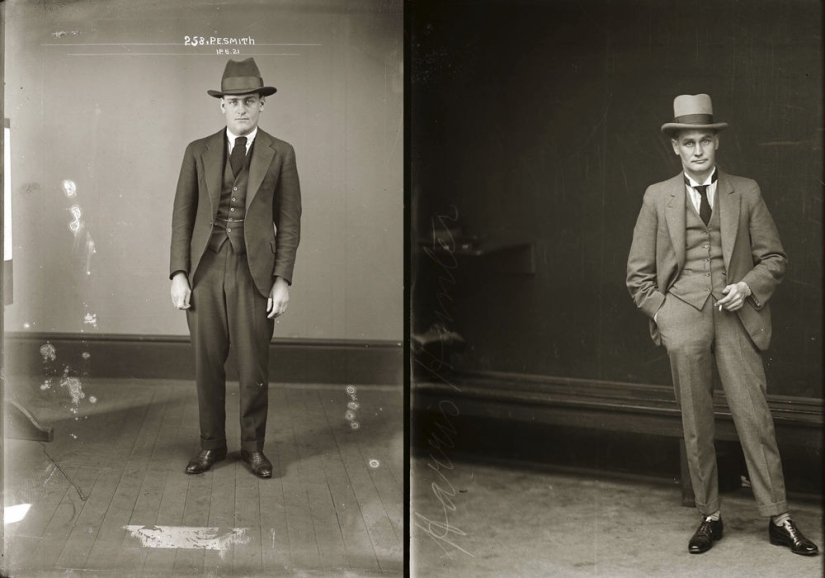 Retratos de criminales de la década de 1920 Retratos de criminales de la década de 1920