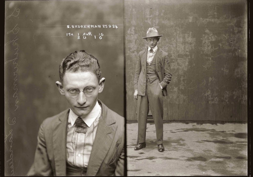 Retratos de criminales de la década de 1920 Retratos de criminales de la década de 1920