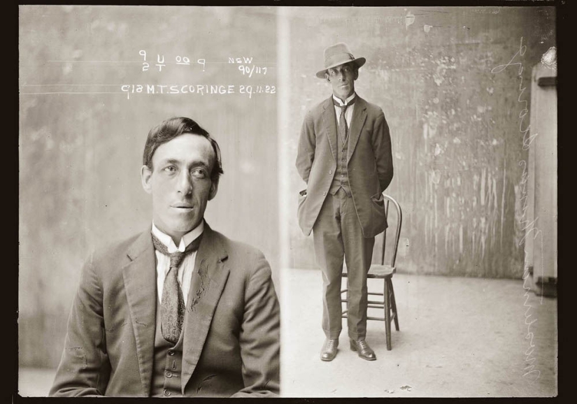 Retratos de criminales de la década de 1920 Retratos de criminales de la década de 1920