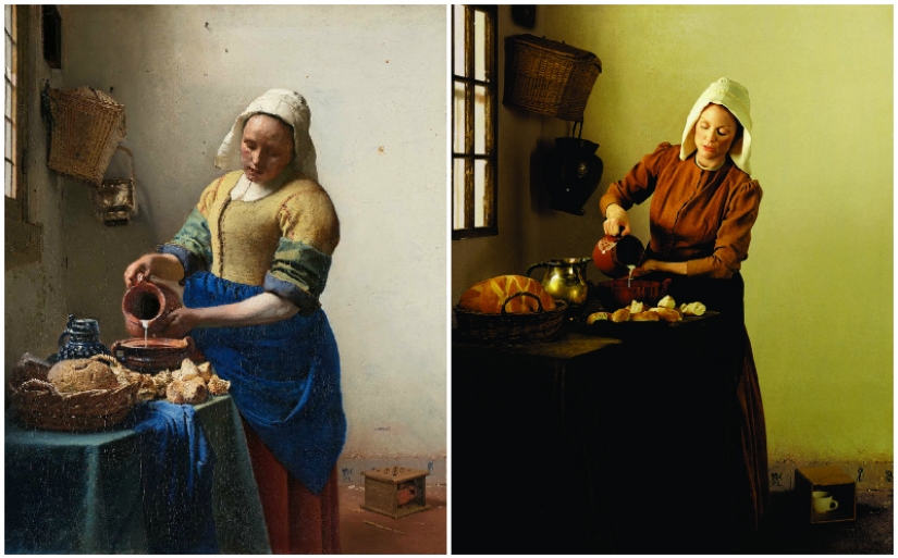 Retratos de damas: Julianne Moore en interpretaciones de moda de grandes pinturas