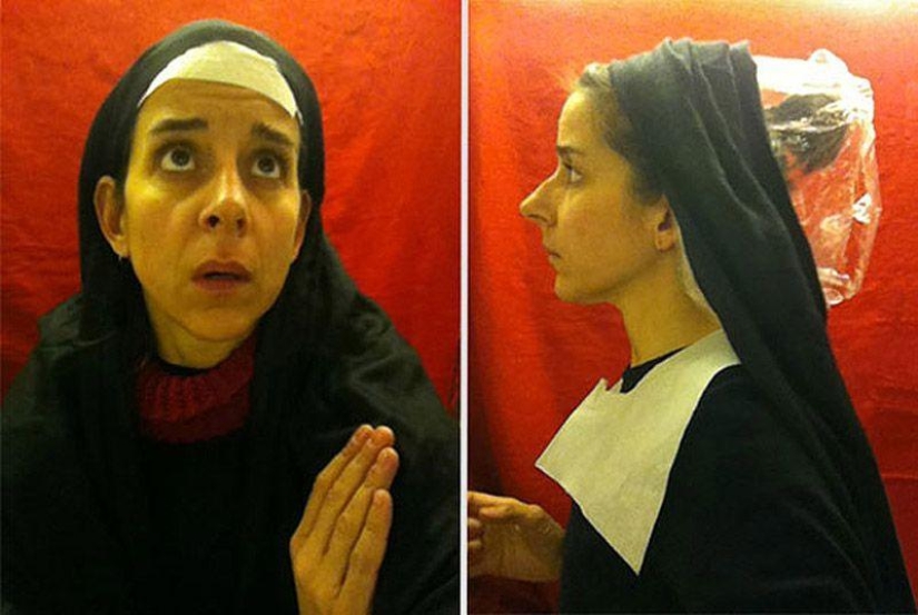 Retratos flamencos del siglo XV, "recreados" en el inodoro del avión