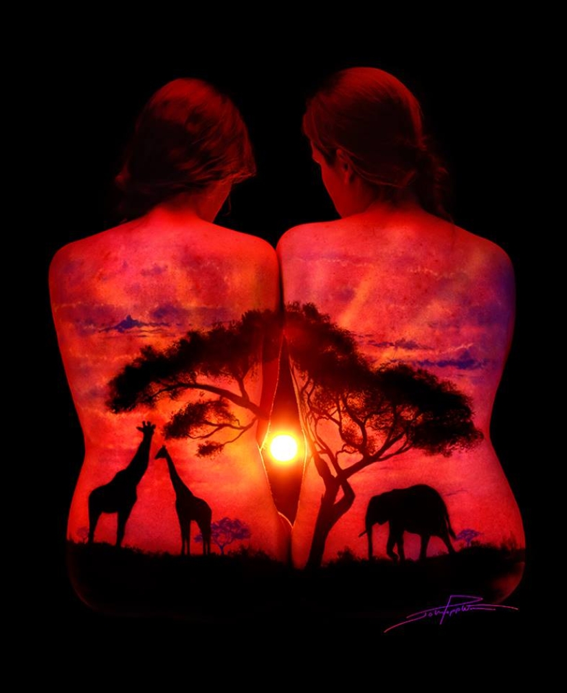 Retratos psicodélicos de John Poppleton