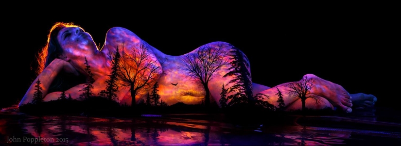 Retratos psicodélicos de John Poppleton