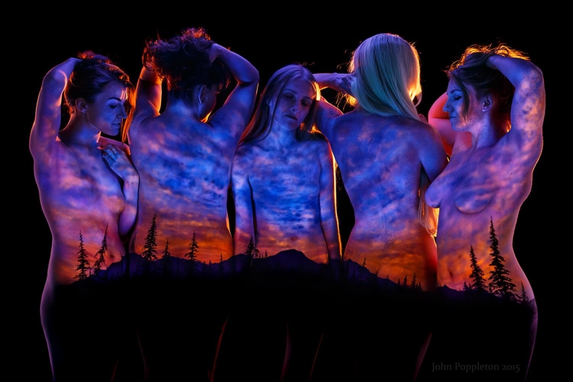 Retratos psicodélicos de John Poppleton