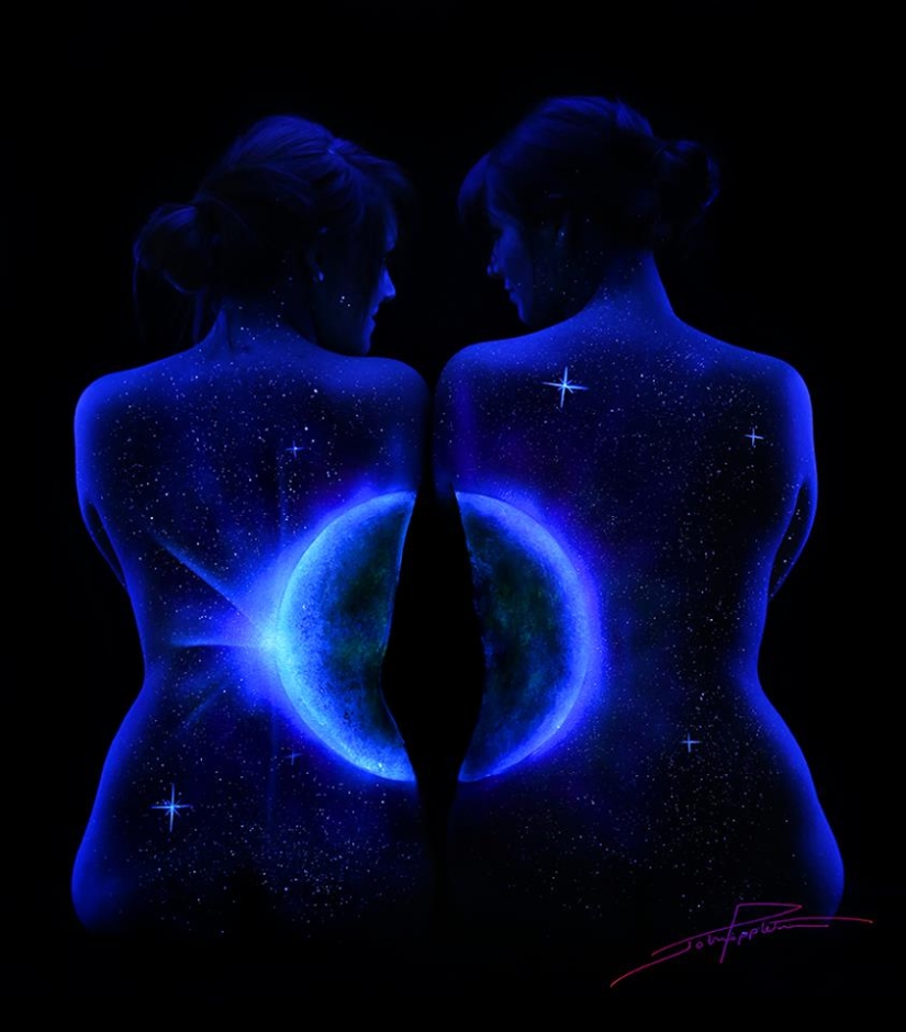 Retratos psicodélicos de John Poppleton