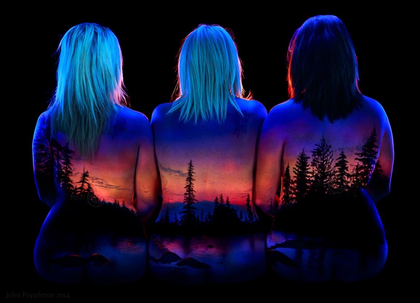 Retratos psicodélicos de John Poppleton